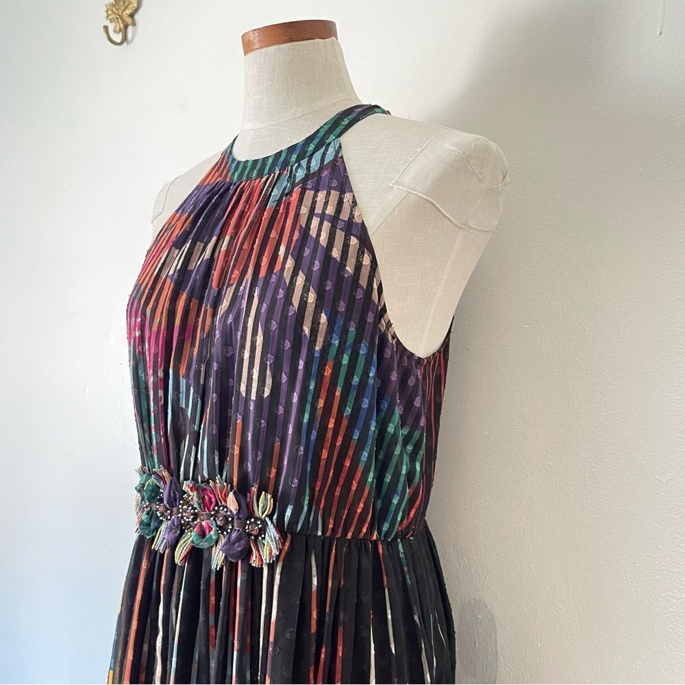 Anthropologie Geisha Designs Kalinka Maxi Dress size 10 preowned - Picture 2 of 11